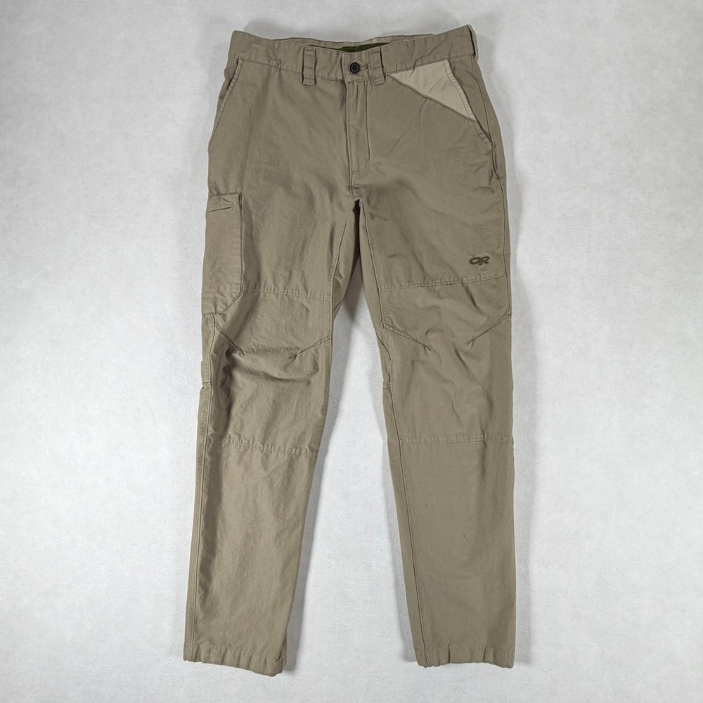 Outdoor Research Mens Size 30x30 Hiking Pants Tan Technical Articulated Knee